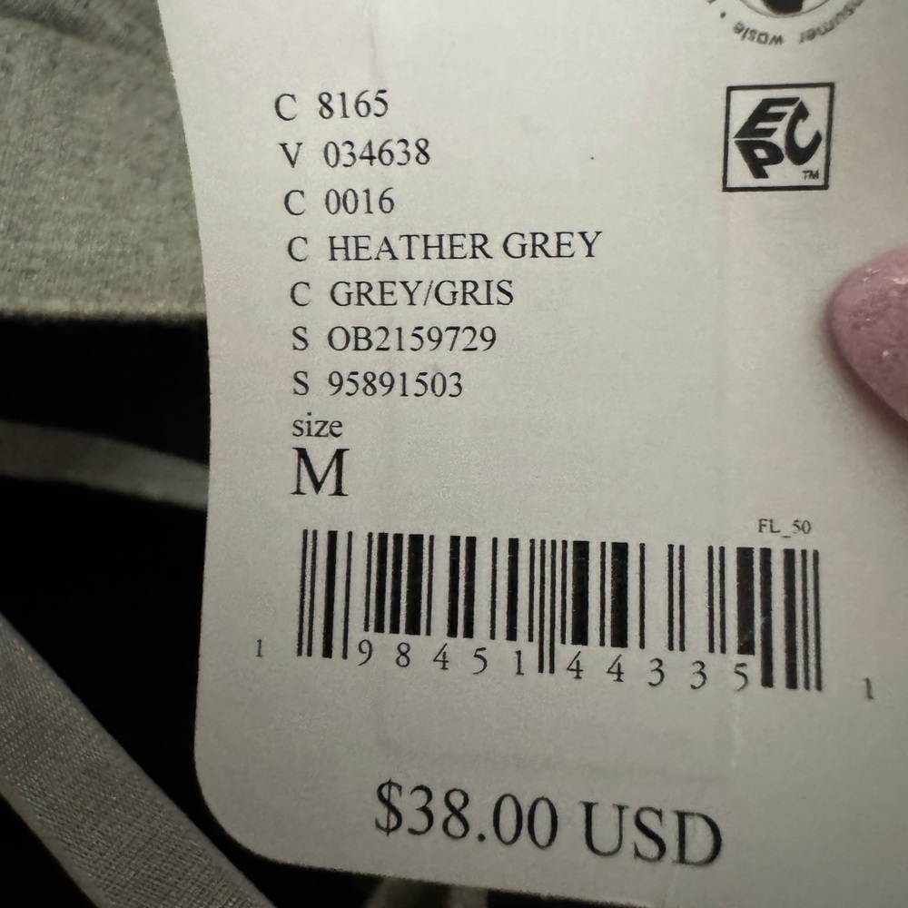 We The Free Heather Gray Triangle Bralette NWT - Picture 7 of 7